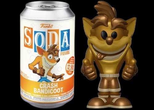 Funko Soda Crash Bandicoot Open Can Chase Figure