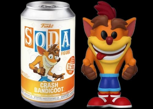 Funko Soda Crash Bandicoot Open Can Figure