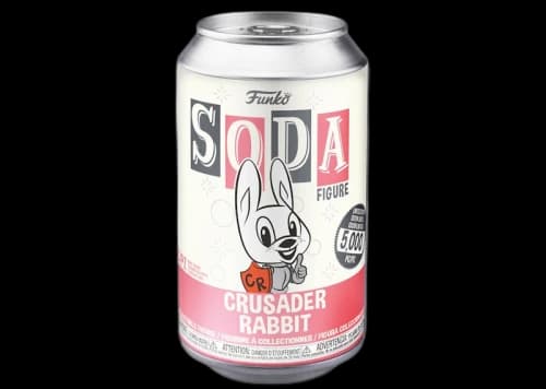Funko Soda Crusader Rabbit Figure Sealed Can