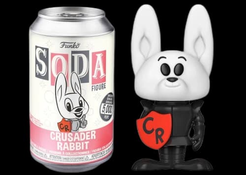 Funko Soda Crusader Rabbit Opened Can Chase Figure