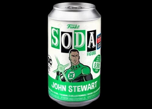 Funko Soda DC Comics Green Lantern John Stewart 2022 Fall Convention Exclusive Figure Sealed Can