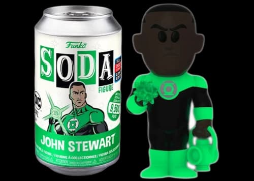 Funko Soda DC Comics Green Lantern John Stewart 2022 Fall Convention Exclusive GITD Open Can Chase Figure