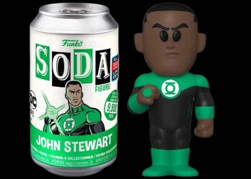 Funko Soda DC Comics Green Lantern John Stewart 2022 Fall Convention Exclusive Open Can Common Figure