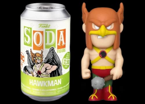 Funko Soda DC Comics Hawkman Open Can Chase Figure