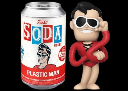 Funko Soda DC Comics Plastic Man Open Can Chase Figure