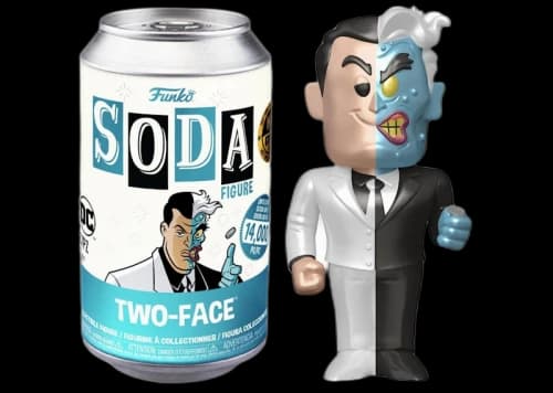 Funko Soda DC Comics Two-Face 2022 Hot Topic Expo Exclusive Open Can Chase Figure