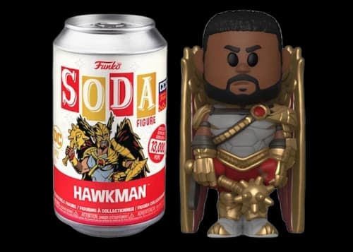 Funko Soda DC Hawkman 2022 CCXP Exclusive Open Can Chase Figure