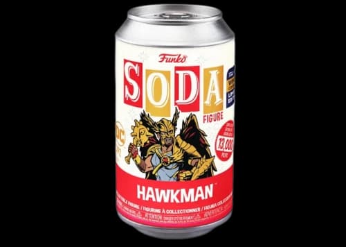 Funko Soda DC Hawkman 2022 Winter Convention Exclusive Figure Sealed Can