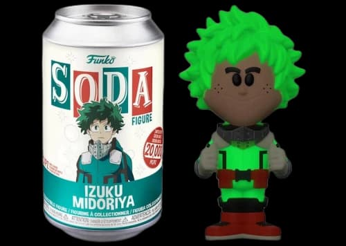 Funko Soda My Hero Academia Deku Opened Can Chase Figure