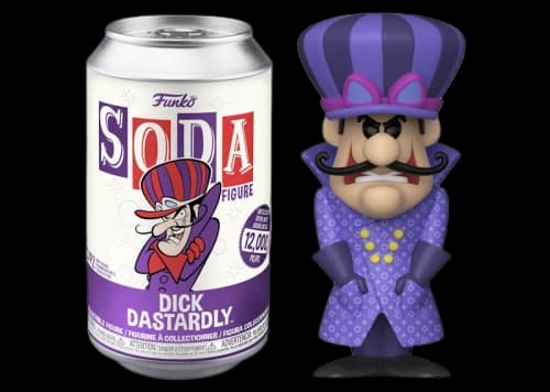 Funko Soda Hanna-Barbera Dick Dastardly Opened Can Chase Figure