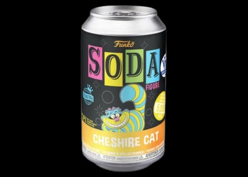Funko Soda Disney Alice In Wonderland Cheshire Cat 2021 Summer Virtual Funkon Exclusive Figure Sealed Can