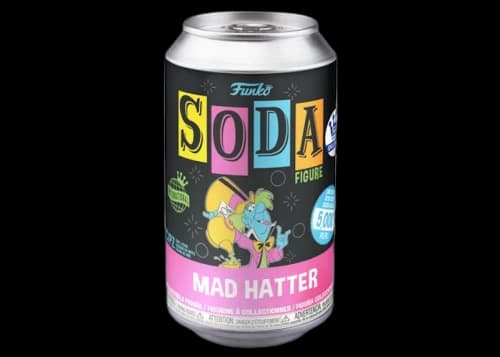 Funko Soda Disney Alice In Wonderland Mad Hatter 2021 Summer Virtual Funkon Exclusive Figure Sealed Can