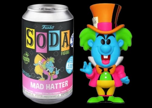 Funko Soda Disney Alice In Wonderland Mad Hatter 2021 Summer Virtual Funkon Exclusive Open Can Figure
