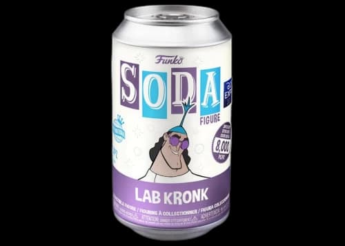 Funko Soda Disney Emperor's New Groove Lab Kronk 2022 D23 Expo Exclusive Figure Sealed Can
