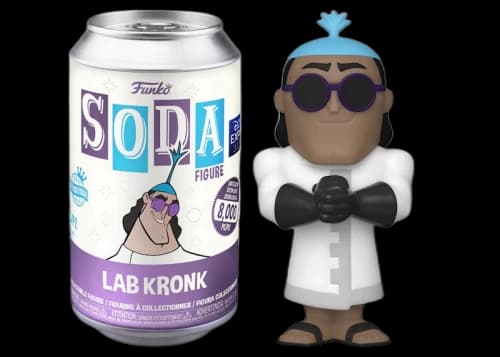 Funko Soda Disney Emperor's New Groove Lab Kronk 2022 D23 Expo Exclusive Open Can Common Figure