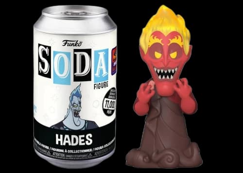 Funko Soda Disney Hercules Hades 2022 WonderCon Exclusive Open Can Chase Figure