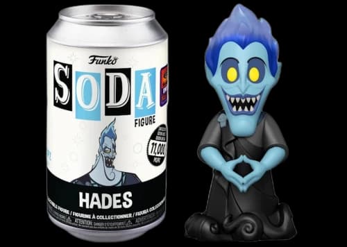 Funko Soda Disney Hercules Hades 2022 WonderCon Exclusive Open Can Figure