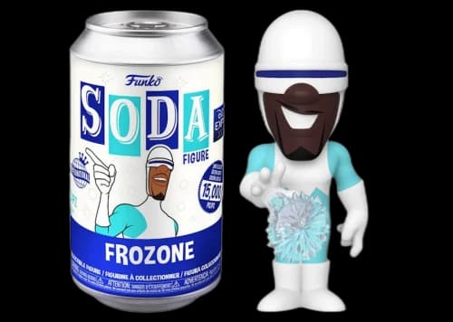 Funko Soda Disney Pixar The Incredibles Frozone 2022 D23 Expo Exclusive Open Can Chase Figure