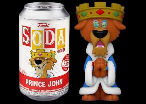 Funko Soda Disney Robin Hood Prince John Open Can Chase Figure