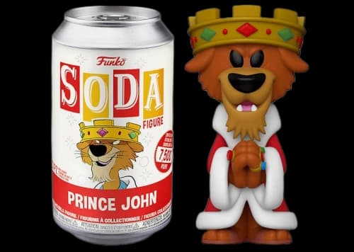Funko Soda Disney Robin Hood Prince John Open Can Figure