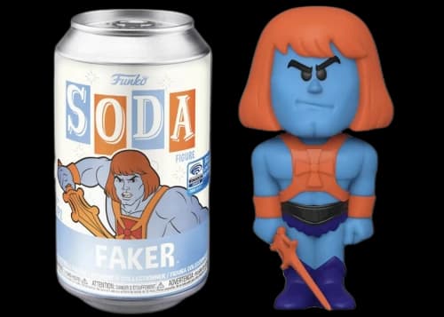 Funko Soda Masters of the Universe Faker WonderCon Exclusive Opened Can Common Figure