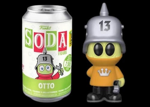 Funko Soda Fantastik Plastik Otto 2022 SDCC Exclusive Open Can Orange Chase Figure