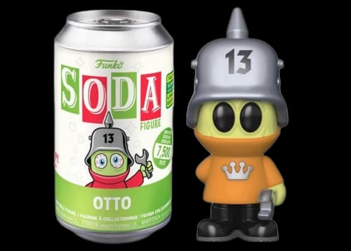 Funko Soda Fantastik Plastik Otto 2022 Summer Convention Exclusive Open Can Orange Chase Figure