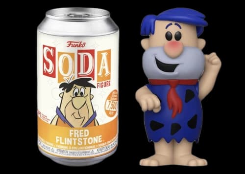 Funko Soda Hanna-Barbera Fred Flinstone Opened Can Chase Figure