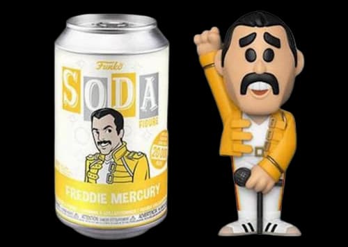 Funko Soda Queen Freddie Mercury Opened Can Common Figure