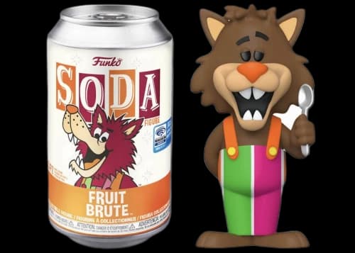 Funko Soda Ad Icons Fruit Brute WonderCon Exclusive Opened Can Common Figure