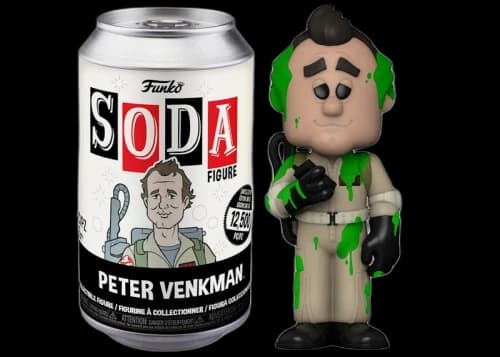 Funko Soda Ghostbusters Peter Venkman Open Can Chase Figure