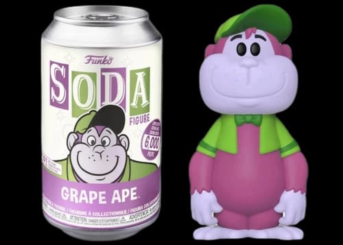 Funko Soda Hanna-Barbera Grape Ape Opened Can Common Figure