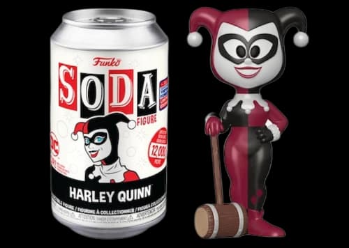 Funko Soda Harley Quinn 2021 Summer Virtual Funkon Exclusive Open Can Chase Figure