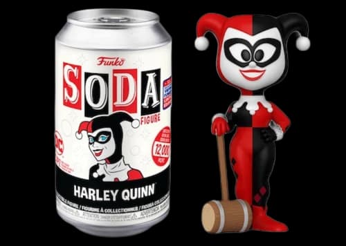 Funko Soda Harley Quinn 2021 Summer Virtual Funkon Exclusive Open Can Figure