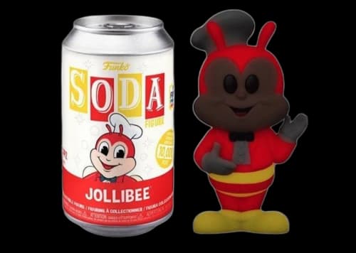 Funko Soda Jollibee Funatic Exclusive GITD Open Can Chase Figure