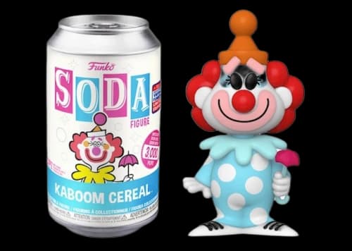 Funko Soda Kaboom Cereal 2021 Virtual Funkon Exclusive Open Can Chase Figure