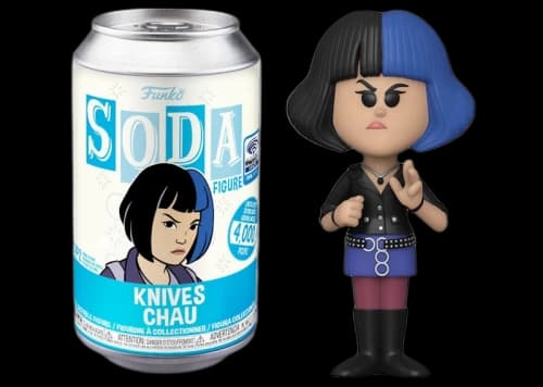 Funko Soda Scott Pilgrim Knives Chau WonderCon Exclusive Opened Can Common Figure