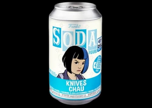 Funko Soda Scott Pilgrim Knives Chau WonderCon Exclusive Figure Sealed Can