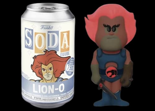 Funko Soda Thundercats Lion-O Opened Can Chase Figure