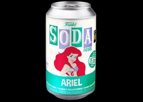 Funko Soda Little Mermaid Ariel Entertainment Earth Exclusive Figure Sealed Can