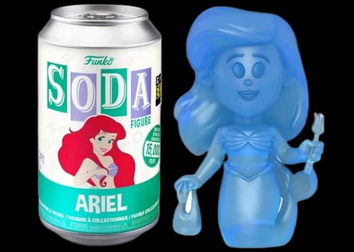 Funko Soda Little Mermaid Ariel Entertainment Earth Exclusive Open Can Chase Figure