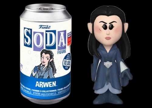Funko Soda Lord of the Rings Arwen 2022 CCXP Exclusive Open Can Chase Figure