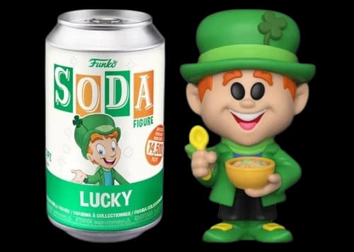 Funko Soda Lucky Charms Lucky Leprechaun Open Can Chase Figure
