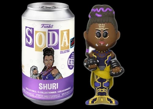 Funko Soda Marvel Black Panther Shuri 2022 NYCC Exclusive Open Can Common Figure