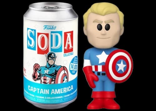 Funko Soda Marvel Captain America Open Can Chase Figure