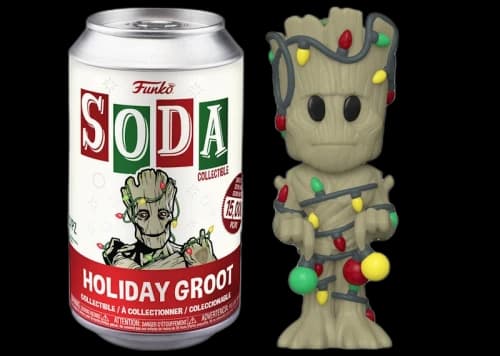 Funko Soda Marvel Holiday Groot Open Can Common Figure