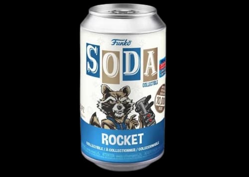 Funko Soda Marvel Rocket 2021 Fall Convention Exclusive Figure Sealed Can