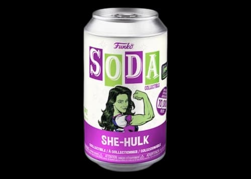 Funko Soda Marvel She-Hulk 2022 Funkon HQ 5 Year Anniversary Exclusive Figure Sealed Can