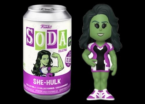 Funko Soda Marvel She-Hulk 2022 Funkon HQ 5 Year Anniversary Exclusive Open Can Figure