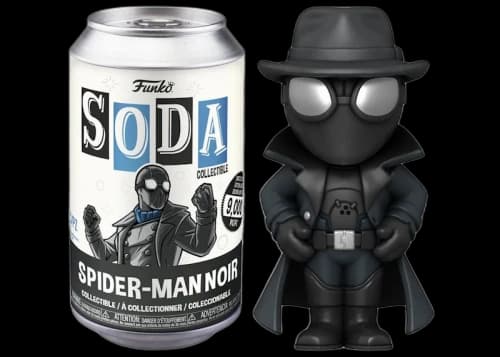 Funko Soda Marvel Spider-Man Noir Open Can Chase Figure